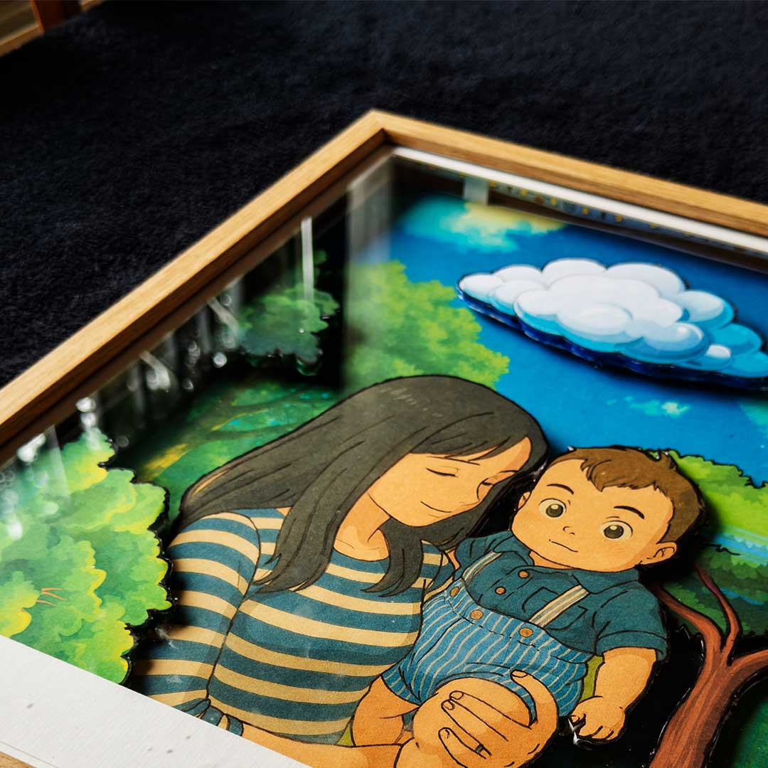 iLuminArte 2D - Ilustración Digital y Luces LED en Capas 3D