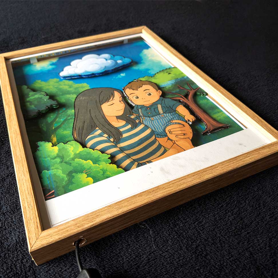 iLuminArte 2D - Ilustración Digital y Luces LED en Capas 3D