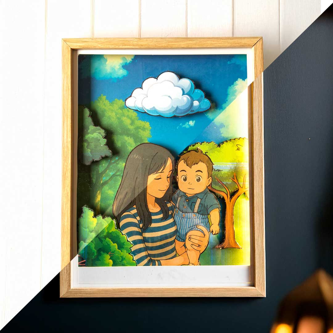 iLuminArte 2D - Ilustración Digital y Luces LED en Capas 3D