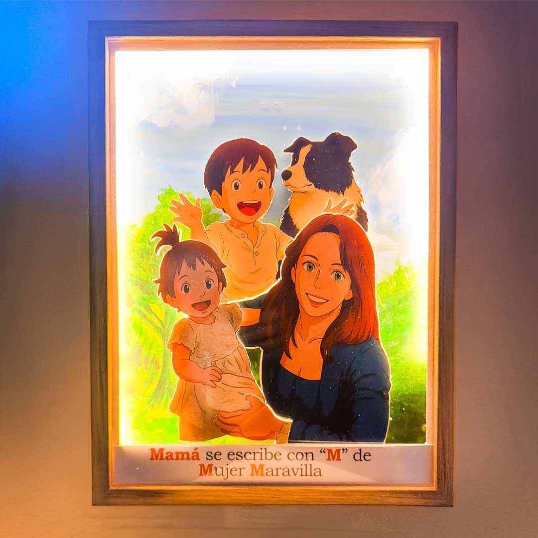 iLuminArte 2D - Ilustración Digital y Luces LED en Capas 3D