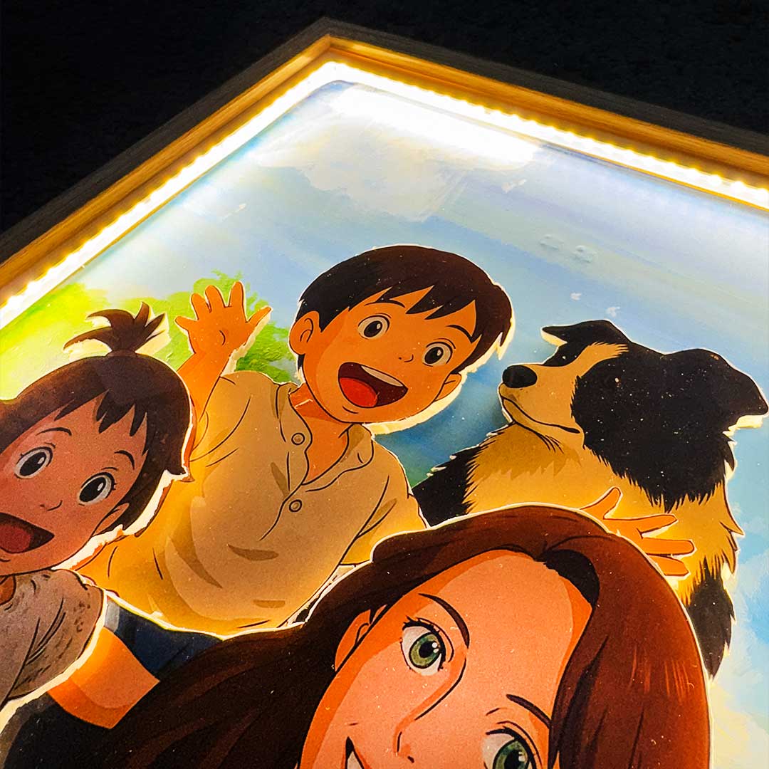 iLuminArte 2D - Ilustración Digital y Luces LED en Capas 3D